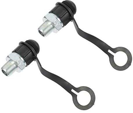 OSOLADY Raccordo Idraulico Rapido 3/8 Connettore Per Olio Maschio Set 2 Pezzi Montaggio Rapido Tubo Flessibile Adatto Per Impianti Oleodinamici e Meccanici