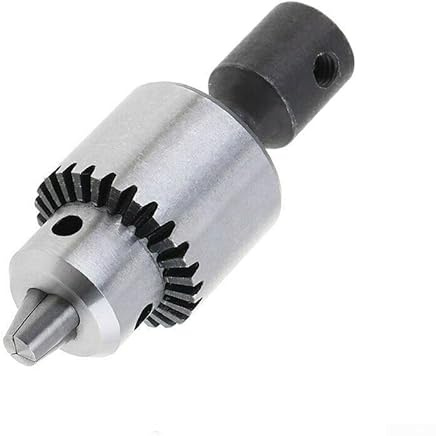UrbanHui Mini portabrocas de motor JT0 con funda de varilla de conexión de 4 mm, 5 mm, 6 mm, 8 mm para taladros eléctricos, compatible con brocas de 0,3 a 4 mm, máquina de perforación PCB (juego de