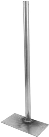 UKCOCO Râteau à Feu en Acier Manganèse 40 Cm pour Nettoyage de Cheminée et Barbecue, Manche Long Renforcé, Outil Robuste pour Foyer Extérieur et Entretien Domestique