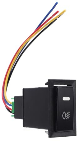 Fabater Interruttore a Pulsante a LED per Fendinebbia Adatto per Barra Luminosa DRL - Segnali Visivi per un Funzionamento Accurato per gli Appassionati di Auto