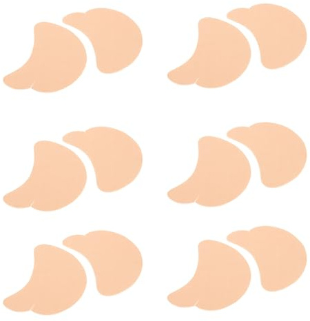 Healifty Parches de Protección Solar Facial para Golf 6 Pares Adhesivos UV Resistentes al Sudor Diseño Dividido para Nariz y Mejillas Ligeros y Transpirables Ideales para Senderismo y