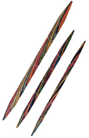 KnitPro 3Pk Symfonie Wood Cable Needles, Multi-Color,3.25 millimeter,4 millimeter,5.50 millimeter