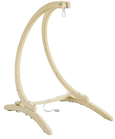 AMAZONAS - Gestell Carrello Baby für Babyhängematten Kangoo | Aus unbehandeltem Fichtenholz | Für drinnen und draußen | Belastbar bis 35 kg, Maße 85 x 125 x 101 cm