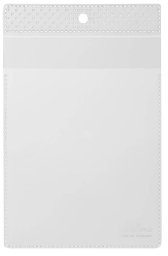 Durable Sichttasche A6, mit Schutzklappe und Lochung, 10 Stück, transparent, 230219 | Dokumentenhülle für Aushänge, extrastarke Folie, Innenmaß 105 x 148 mm, hochformat, dokumentenecht, Made in Germany