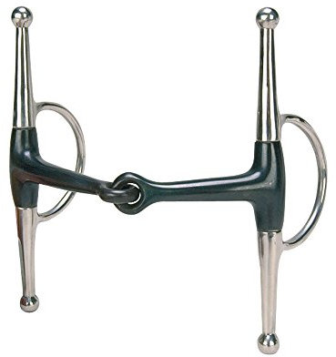 Korsteel Sweet Iron Jointed Full Cheek Bit 5 1/2 inch Grey