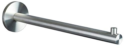 Garderobenhaken Edelstahl mit verdeckter Verschraubung, Ausladung 30 cm, Wandhaken für hohe Belastungen, matt geschliffen - PHOS Design