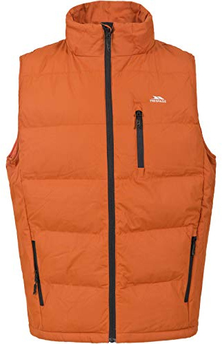 Trespass Clasp Gilet rembourré Homme Orange Brulé FR : XL (Taille Fabricant : XL) MAJKGIK10003_BRTXL_Orange Brulé_XL