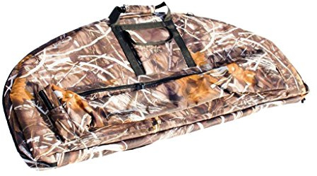SGerste Ligero portátil al aire libre caza tiro con arco de lona compuesto arco bolsa de protección caso camuflaje 95x41x4cm
