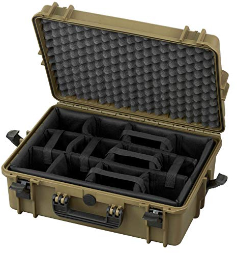 TAF CASE 400 CAM+, Transportkoffer, Hartschalenkoffer, Outdoorkoffer, Fotokoffer 400 CAM+, IP67 Staub- und Wasserdicht, Orange
