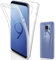 SOGUDE für Samsung Galaxy S9 Hülle, Samsung Galaxy S9 Schutzhülle 360 Grad Full Body Front Und Rückenschutz Handyhülle Transparent Silikon Schutzhülle TPU Bumper für Samsung Galaxy S9 …