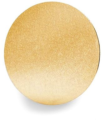 10-inch Cake Drum Gold, Individually Wrapped, Sturdy Fibre Cake Drum Round, Pack of 1 - Anniversary House (DRW10G)