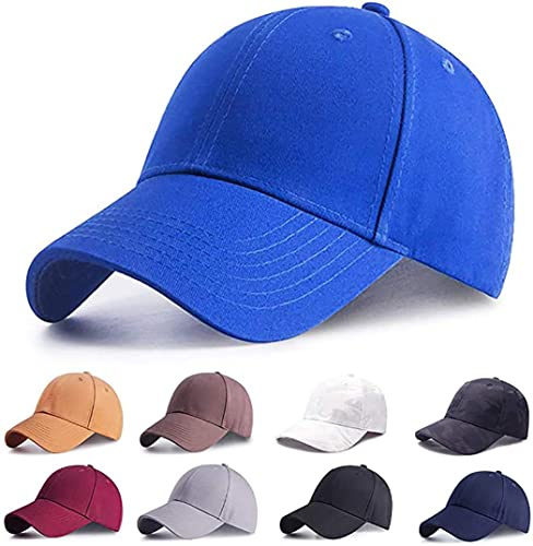Etyepoh Baseball Cap für Herren und Damen, Unisex Kappe Verstellbar Reine Farbe Baseboard Baseballkappe Mütze