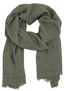 Leslii Bambus Schal Uni (khaki)