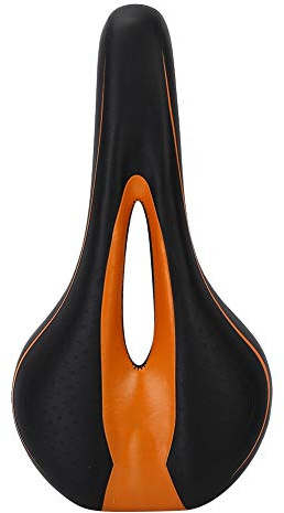 Dioche Fahrradsattel, Orange Mountainbike-Sattel, Weicher, Bequemer Sitz, Fahrradzubehör für Mountainbikes, Rennrädern