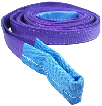 Miko® Hebeschlinge, Hebegurt, Flachschlinge zum sicheren Anheben von Lasten und Gütern (1,0 Tonnen, 1,0m)