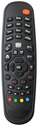Avilia Universal-Fernbedienung, kompatibel mit Sky – Multifunktions-Ersatz für TV, programmierbar für alle Fernseher und Smart-TVs, funktioniert mit AAA-Batterien (Nicht im Lieferumfang enthalten)