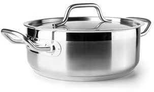 IBILI - Cacerola Con Tapa Inox Ebbe 18 Cm, Acero inoxidable 18/10, Apto para induccion