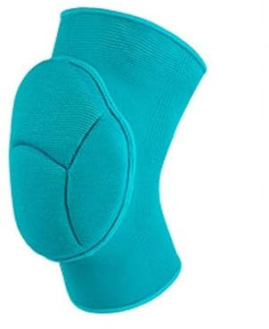 CHUBARIY 1 Stück elastische Knieschützer mit Sportkompression, verdickte Knieschützer aus Schwamm, Unterstützung for Tanztraining, Laufen, Yoga-Fitness Knee Braces(Blue,M)