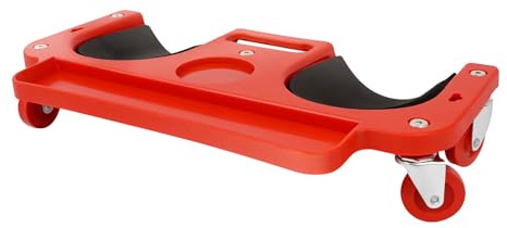 Treeisland Rollende Knieschoner, Drehbar Kniebrett mit Rollen, Knieschoner mit Räder für die Arbeit Baustelle, Max. Tragfähigkeit 100 kg