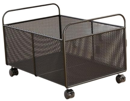 FytStycale Cestino a Rotolamento Multiuso con Ruote, Contenitore di Conservazione dei Fili per L'uso in Camere da Letto, L