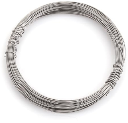 Drahtseil 10m/Rolle 0,3-1mm Edelstahldraht Zur Schmuckherstellung Perlendraht Schmuckschnur String Stahl Einzeldraht Finding Zubehör(0.3mm)