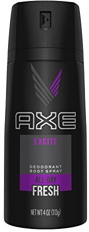 AXE Body Spray for Men, Excite, 4 Oz, Pack of 3