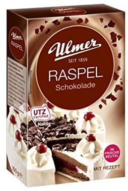 Ulmer Schokoladen Ulmer Raspelschokolade, 5er Pack (5 x 100 g)