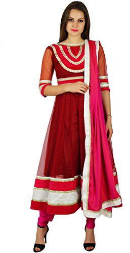 Atasi Frauen Anarkali Anzug Salwaar Kurta-Set Mit Dupatta Indian Ethnischen Partei Zu Tragen Kleid Kleidung