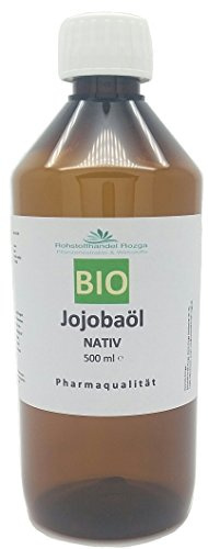 BIO Jojobaöl kaltgepresst NATIV 500ml Pharmaqualität Jojoba Öl