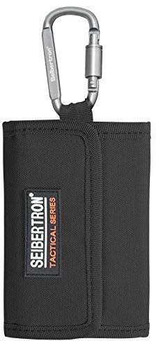 Seibertron Geldbeutel, Geldtasche, Geldbörse Portemonnaie mit RFID Schutz, Black