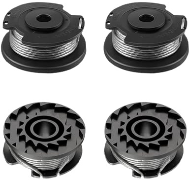 Viilich Bobina di filo per decespugliatore Bosch ART 23 SL/ART 26 SL, bobina di ricambio in nylon (F016800569+F016800385), bobina di filo di ricambio in nylon (diametro 1,65 mm, 4,9 m/16 FT)