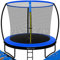 KESSER® Trampoline Ø 244 cm | Certifié TÜV Rheinland GS | Trampoline de Jardin pour Enfants jusqu'à 150 kg | Kit Complet avec Filet de sécurité, échelle, Housse de Bord et Accessoires