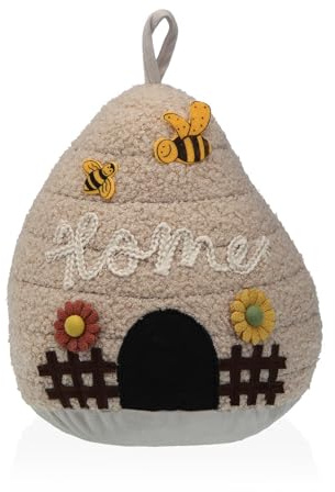 VERSA Türstopper Schwarm Türstopper Dekorative Türklinke, Maße (H x L x B) 22 x 18 x 20 cm, Farbe Beige