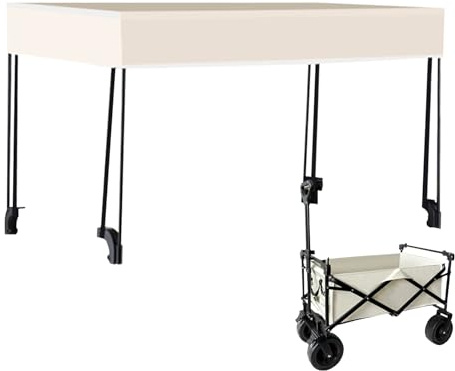 Markise Für Bollerwagen Faltbare, Für Camping Oder Kindertransport Bei Wind & Wetter Camping Und Garten Baldachin Sonnensegel, Markise, Für Kindertransporter, Kurze Fahrten, Leicht, Wasserdicht