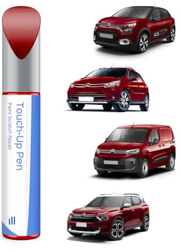 KJF Rouge Ardent Ausbesserungsfarbe für Citroen Exakte Übereinstimmung – Ausbesserung von Kratzern und Abplatzungen