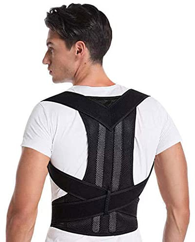 OAQZGBVK Posture Corrector for Women Men Kids Adjustable Shoulder Straps Back Brace Posture Support Belt Back Straightener Waist Trainer for Neck Pain Relief (Size : X-Large) (Small) (XXXXX)
