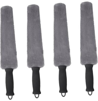 Cabilock 4 Cepillos De Limpieza para Aire Acondicionado De Coche Plumero Limpiador De Ventilación Exterior Plumero Cepillo Interior Limpieza De Coche Cepillo para Polvo Automotriz