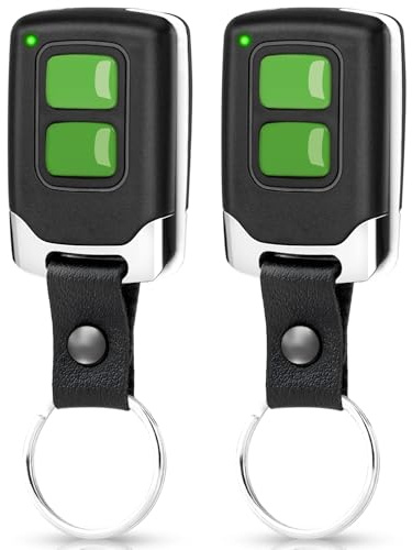 pepape 2 pezzi 434,42MHz Telecomando Cancello per Sommer 4014 TX03-434-2, 4013 TX03-434-4-XP, 4022 TX02-434-2, Compatibile con Sommer telecomando per cancelli con LED verde