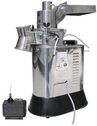 Tritacarne automatico for alimenti da 40 kg/h, mulino a martelli, polverizzatore, polverizzatore ad alimentazione continua raffreddato ad acqua DF-40S Per principianti e fai da te