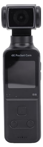 Gugxiom Action Camera, Videocamera Portatile da 16 MP 4K 60 FPS, Videocamera Subacquea Anti-vibrazione WiFi con Schermo LCD HD da 1,3 Pollici, Microfono, Supporto a Clip, Girevole a 270°
