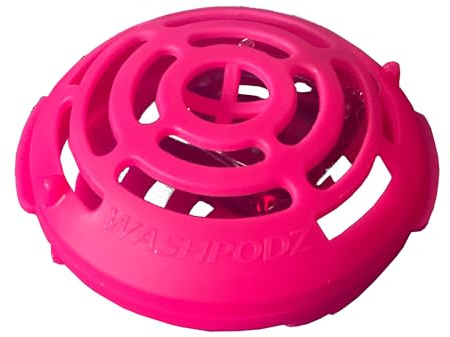Washpodz - Pink - Washpodz Laundry Pod Case – Prevents Undiluted Washing Capsule from Sticking to Clothes – Laundry Pods Container for Dishwasher or Detergent Capsules