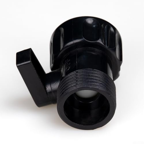 Gdfnmogo Lot de 12 vannes d'arrêt de tuyau d'arrosage de 1,9 cm, connecteurs de débit d'eau en plastique ABS durable pour systèmes d'irrigation, arroseurs, camping-car et utilisation en extérieur
