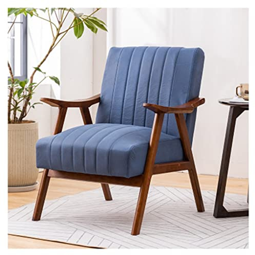 Cómoda mecedora para guardería, sillón tapizado con marco de madera y cojín de tela tecnológica para oficina, dormitorio, salón, relajación y lectura