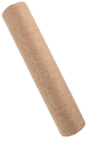 QUMIIRITY Natürliche Jute Kratzsäule Ersatz für Katzenkratzbaum Indoor Kratzpfosten Strapazierfähig rutschfest Kratzstamm Zubehör für Katzenmöbel