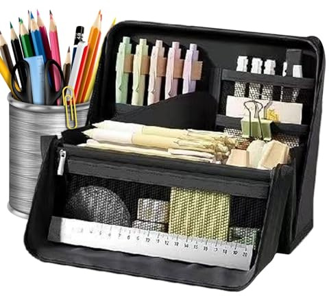 Bolsa Organizadora de Papelería almacenaje papelería gran capacidad y