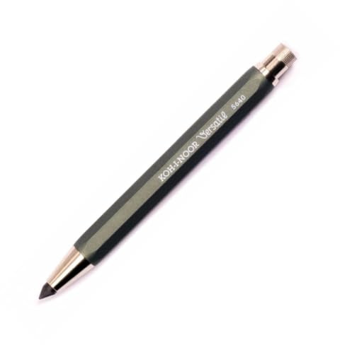 Koh-I-Noor 5640 - Metalldruckbleistift automatic mit Minenspitzer, Minenstärke 5.6 mm, grün