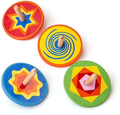 Bigjigs Toys Schicke Kreisel (Der Lieferumfang umfasst nur ein Stück)