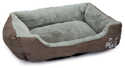 Beeztees Baboo, Katzenbett, grau, 48x37x18 cm