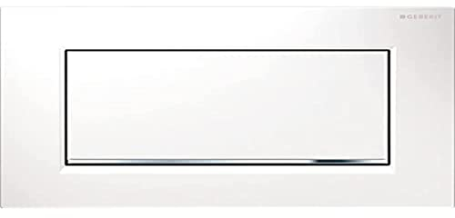 Geberit Betätigungsplatte Sigma 30 (Betätigung von Vorne, Drückerstangen schallgedämmt)
