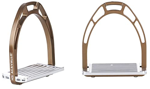Acavallo Steigbügel Arco Alupro Rosegold oder Bronze, Rosegold